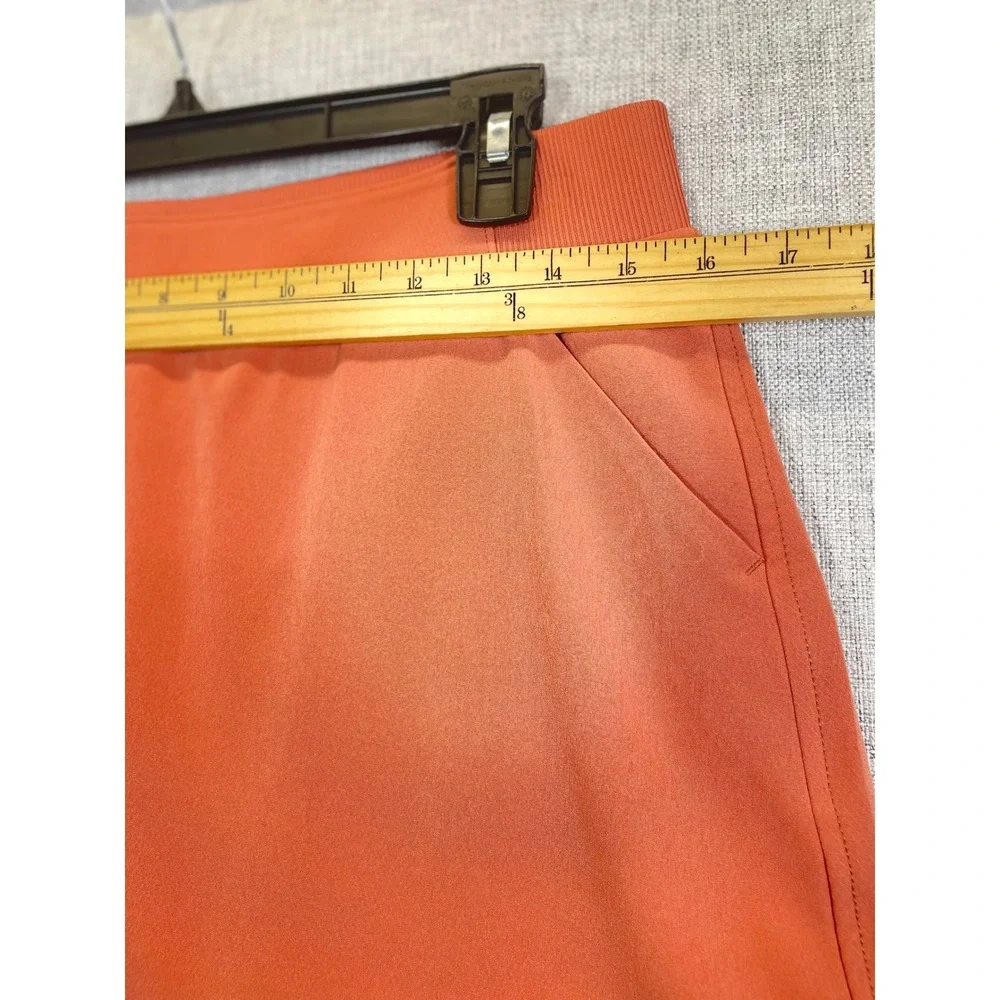 32 Degrees Cool Women‎ Orange Athletic Skort with Inner Shorts Size S